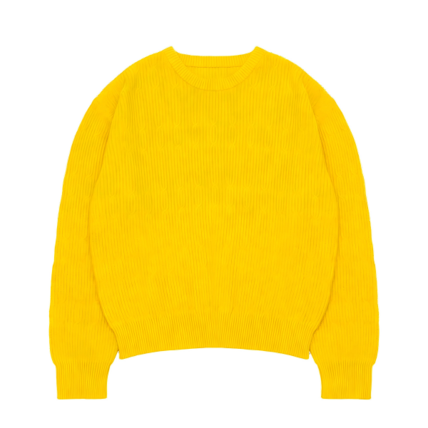 Sunny Yellow Knit Sweater